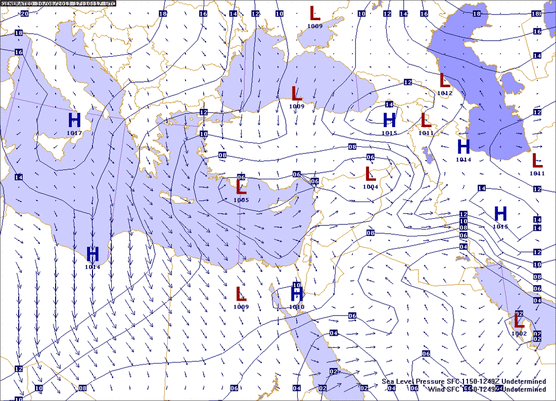 Major Weather Patterns - Mediterranean Zone